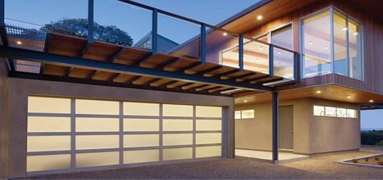 aluminum glass garage door